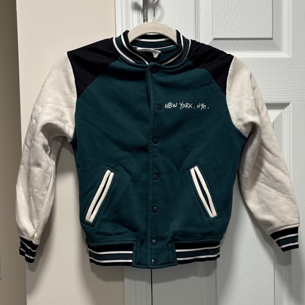 Zara Teal and White Jacket